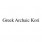 GREEK ARCHAIC KORI