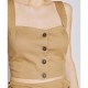 Crop top 2216 beige 