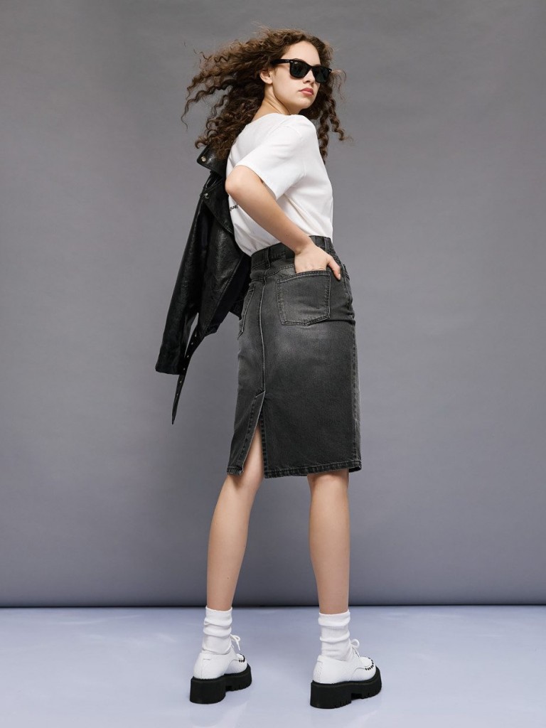 Denim φούστα 54-8208