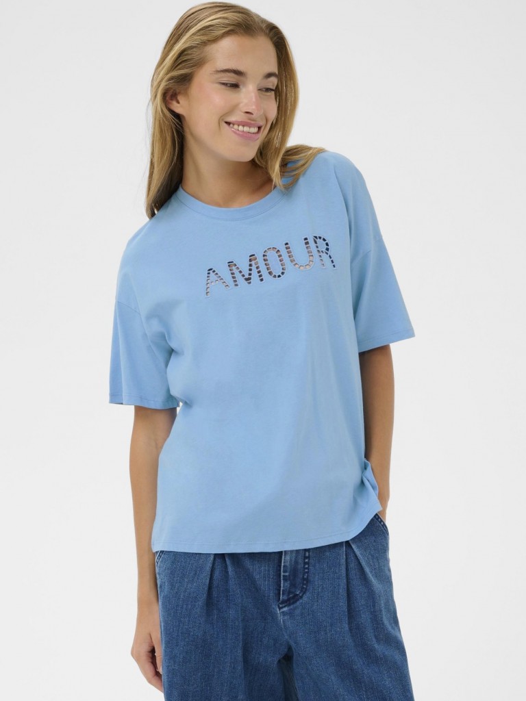 T-shirt&nbsp;10511178&nbsp;azure&nbsp;blue