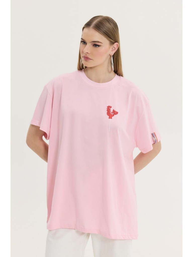 T-shirt&nbsp;cheetah&nbsp;pink&nbsp;lollipop