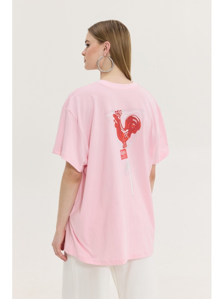 T-shirt&nbsp;cheetah&nbsp;pink&nbsp;lollipop