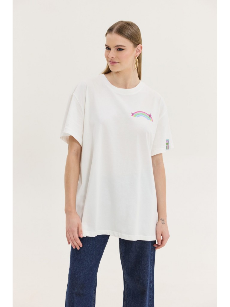 T-shirt&nbsp;cheetah&nbsp;off&nbsp;white&nbsp;pony