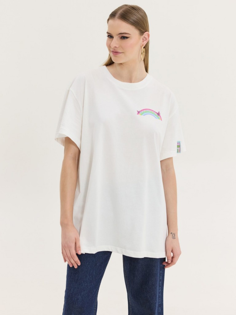 T-shirt&nbsp;cheetah&nbsp;off&nbsp;white&nbsp;pony