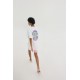 T-shirt cheetah office pocket