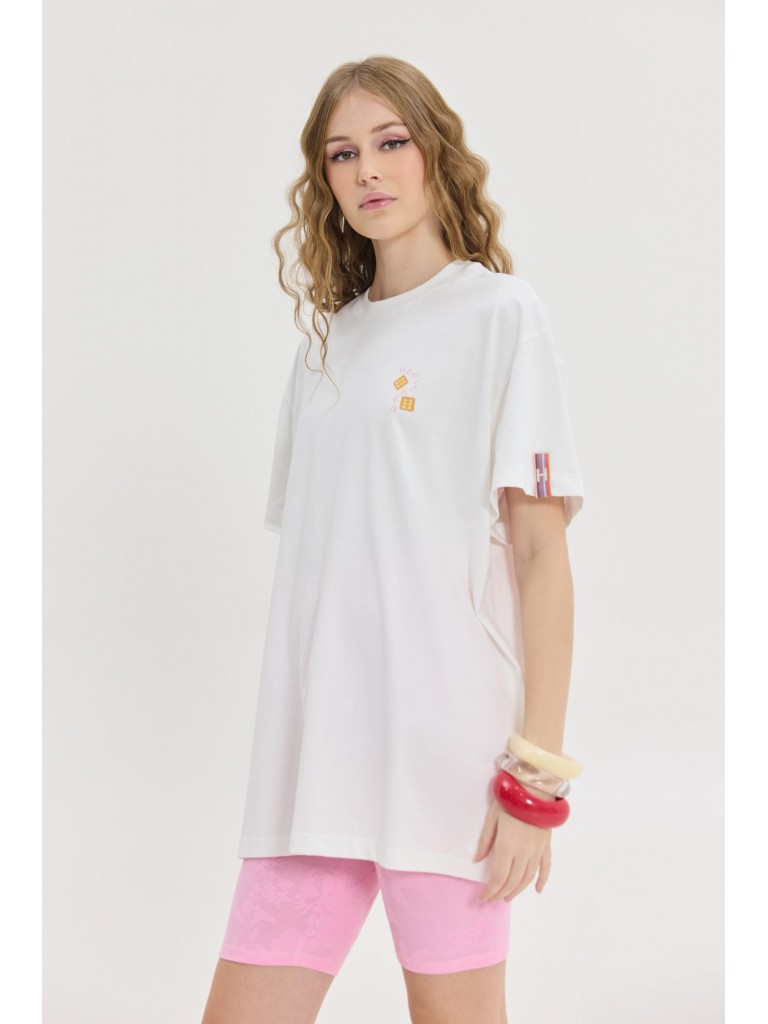 T-shirt&nbsp;cheetah&nbsp;offwhite&nbsp;tavli