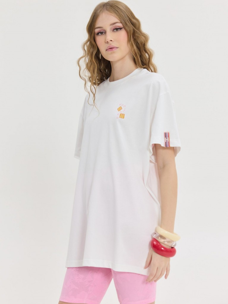 T-shirt&nbsp;cheetah&nbsp;offwhite&nbsp;tavli