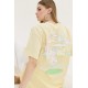 T-shirt cheetah yellow clouds