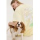 T-shirt cheetah yellow clouds