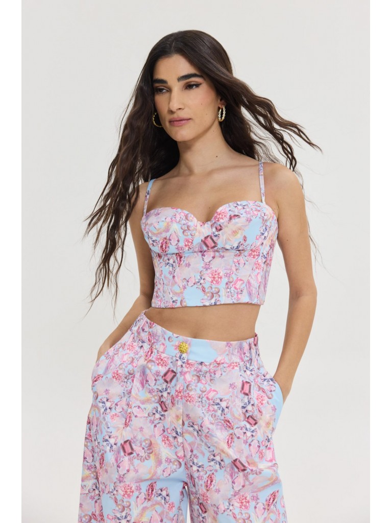 Top charis blue