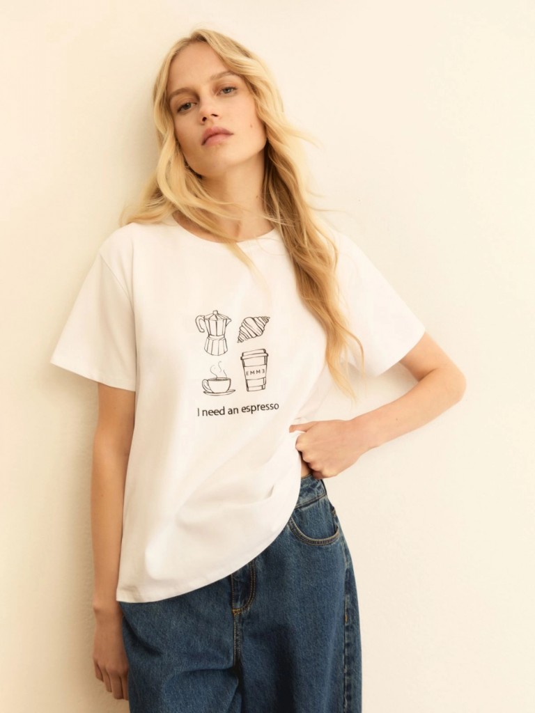 T-shirt emmgola croissant