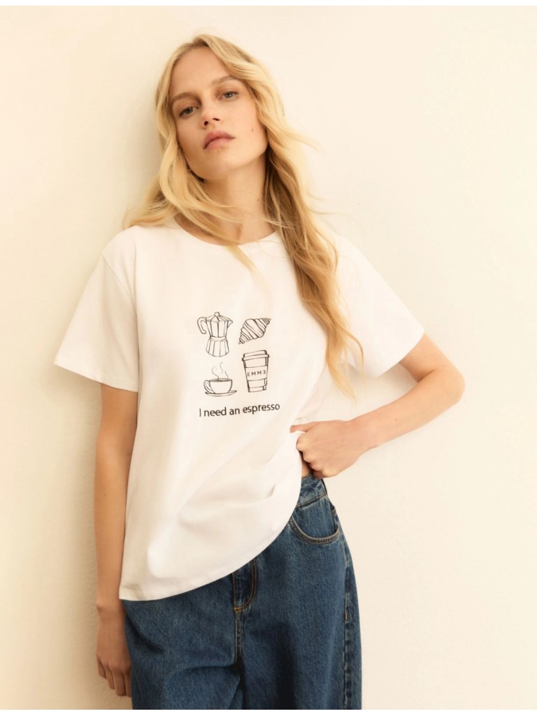 T-shirt emmgola croissant