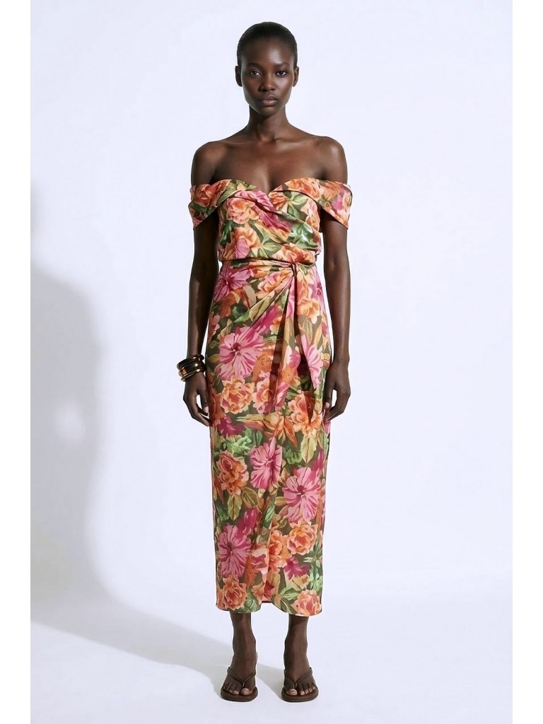 Φόρεμα club colada floral