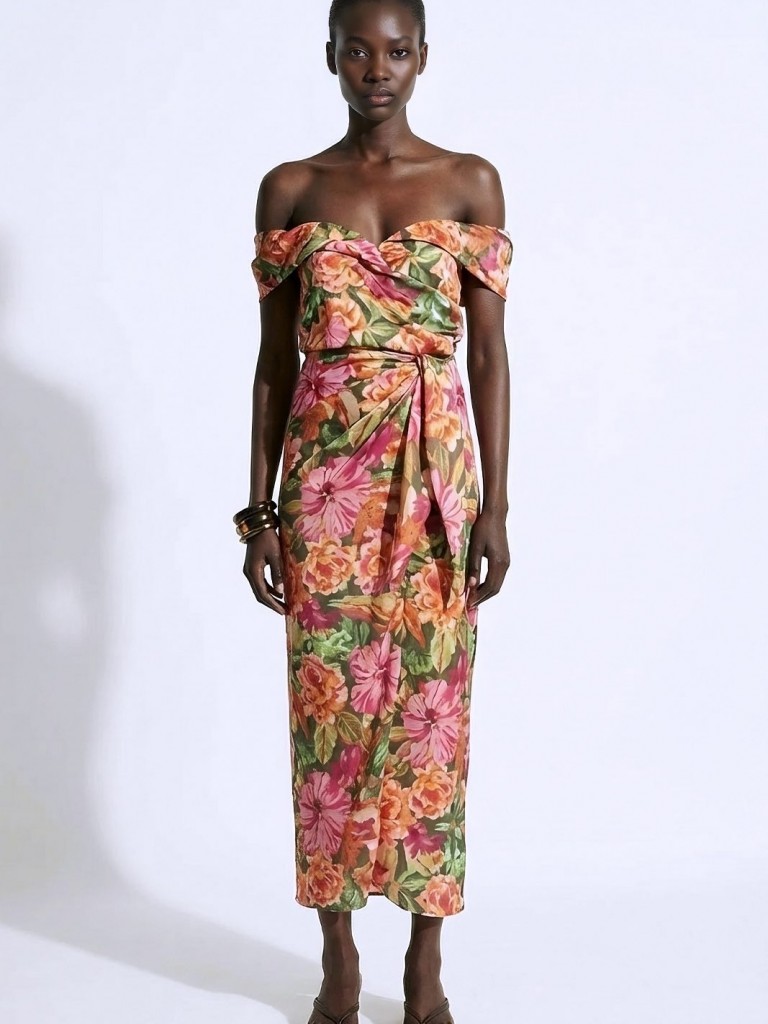 Φόρεμα club colada floral