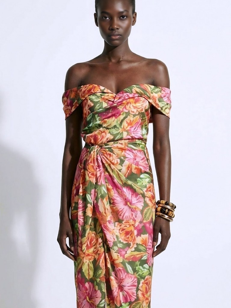 Φόρεμα club colada floral