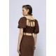 Φόρεμα panama brown