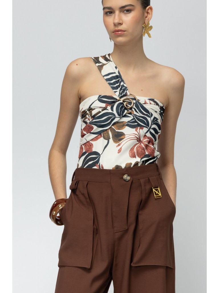 Top aloha floral