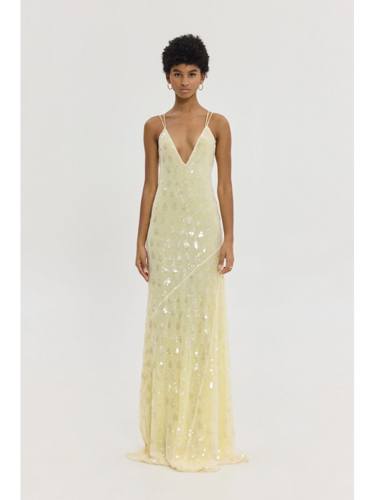 Φόρεμα grace yellow