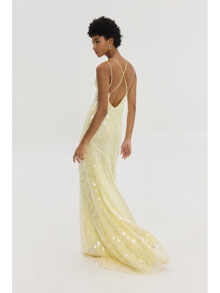 Φόρεμα grace yellow