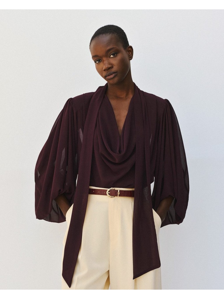 Μπλούζα 64-2122 plum
