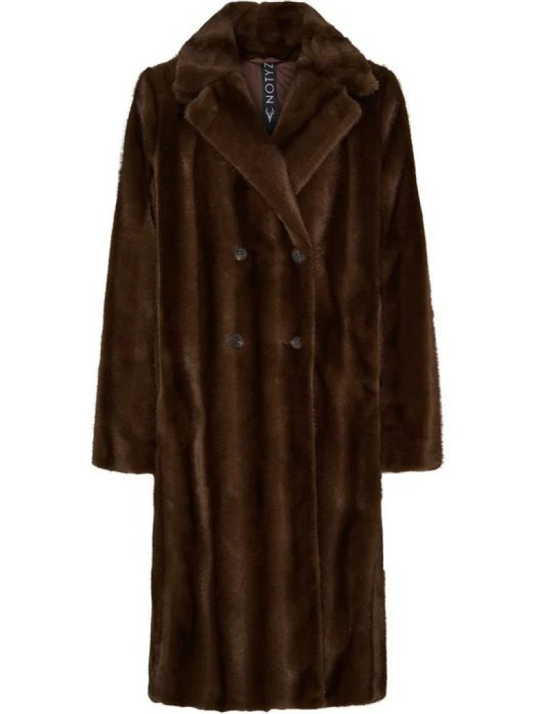 Γούνα&nbsp;nomanila&nbsp;dark&nbsp;brown