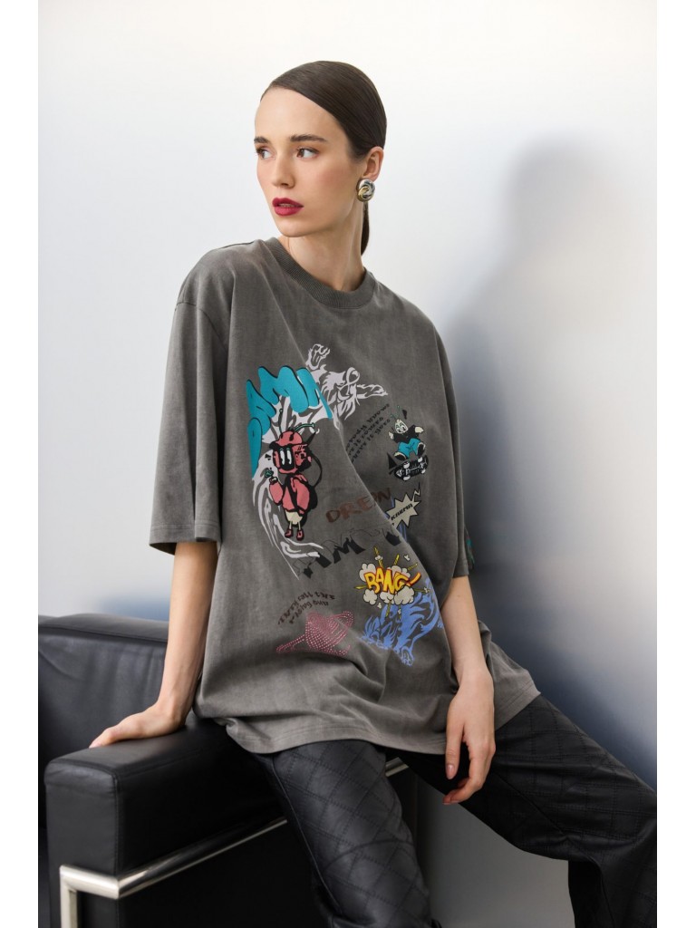 T-shirt cheetah rock on
