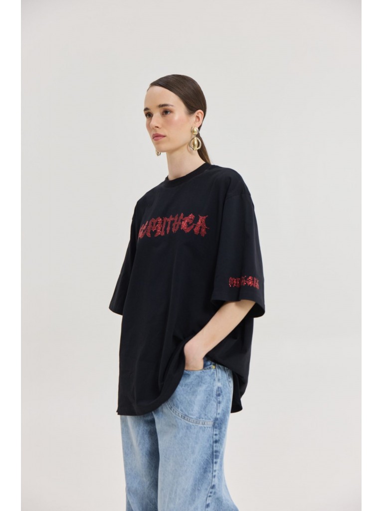 T-shirt&nbsp;cheetah&nbsp;black&nbsp;metal&nbsp;vibes