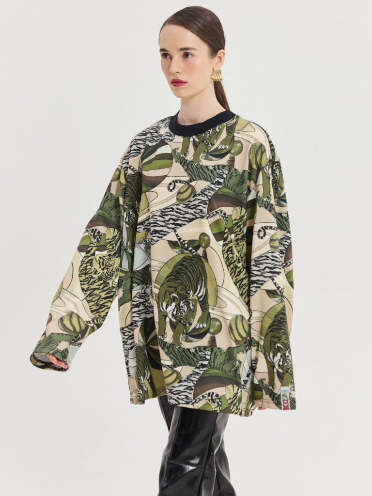 T-shirt hermes liono chaki