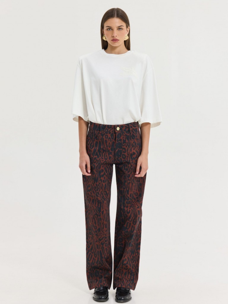 Παντελόνι&nbsp;flux&nbsp;leopard