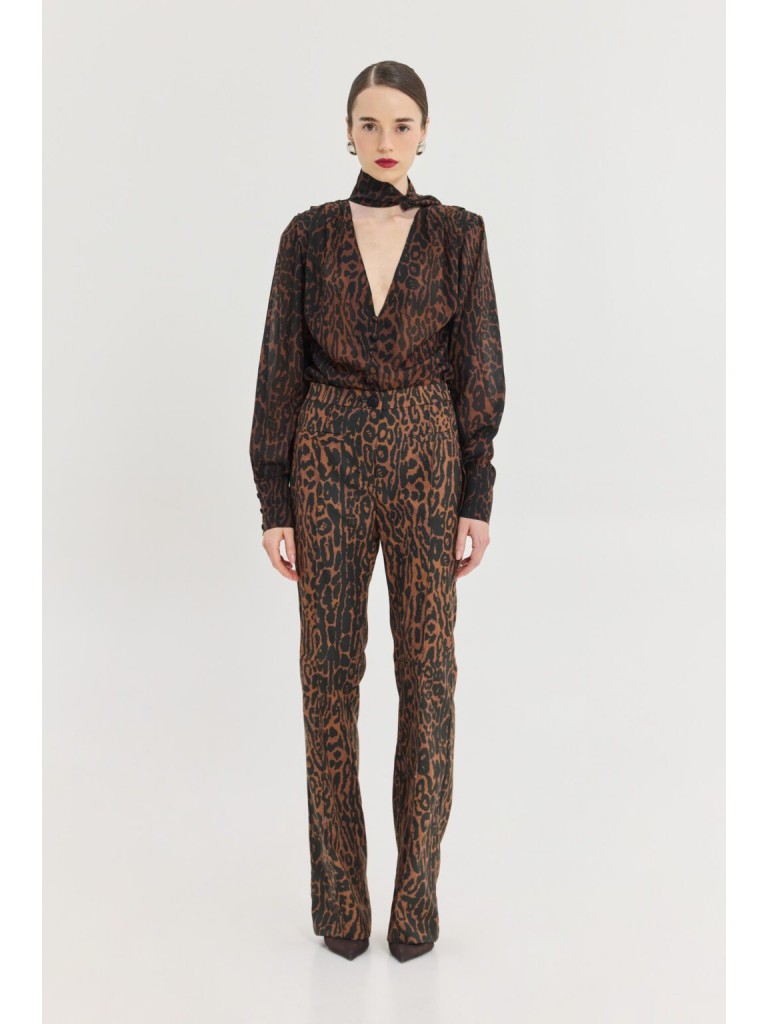 Bodysuit&nbsp;liqueur&nbsp;leopard