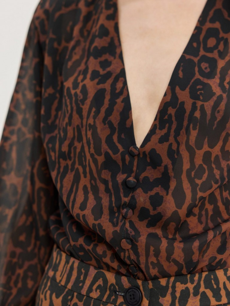 Bodysuit&nbsp;liqueur&nbsp;leopard