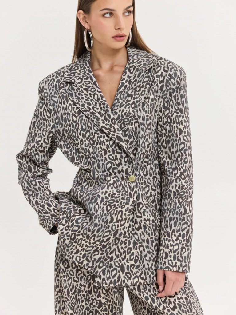 Σακάκι&nbsp;vector&nbsp;leopard