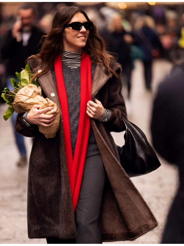 Doubleface&nbsp;coat&nbsp;emmfanello&nbsp;brown