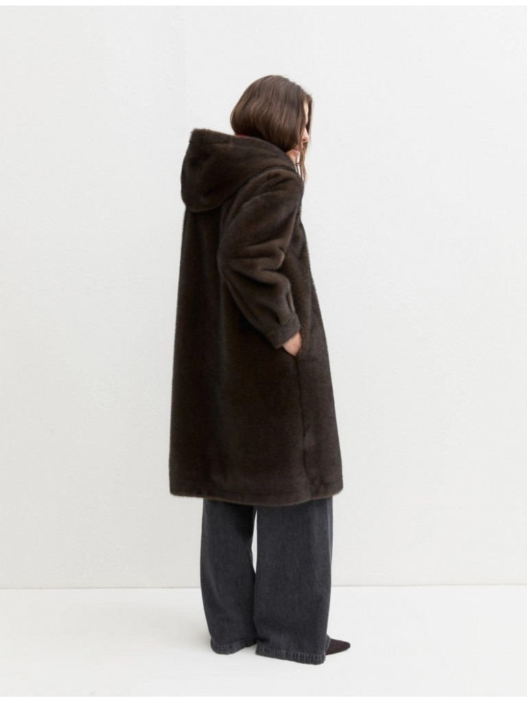 Doubleface coat emmfanello brown