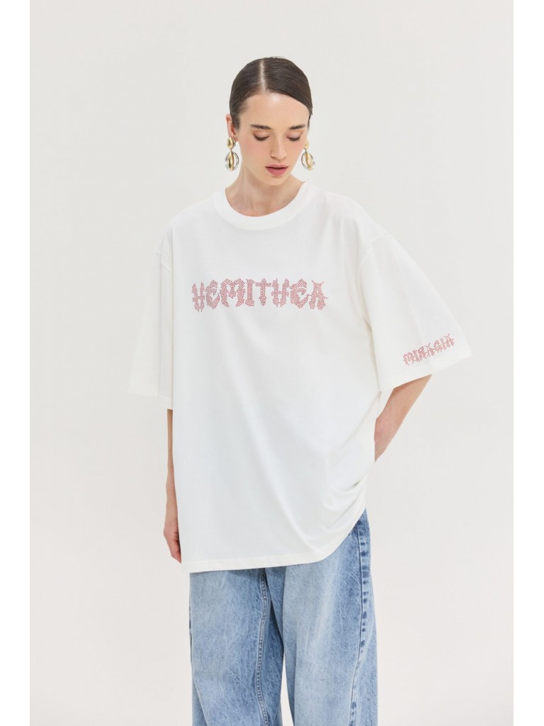 T-shirt offwhite metal vibes