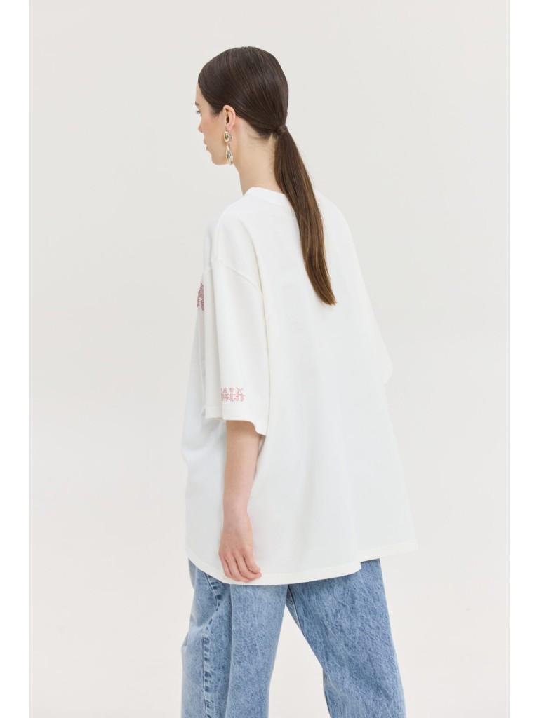 T-shirt offwhite metal vibes