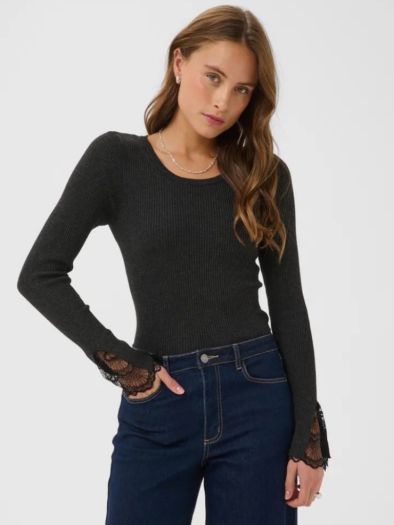 Μπλούζα 10512522 dark grey